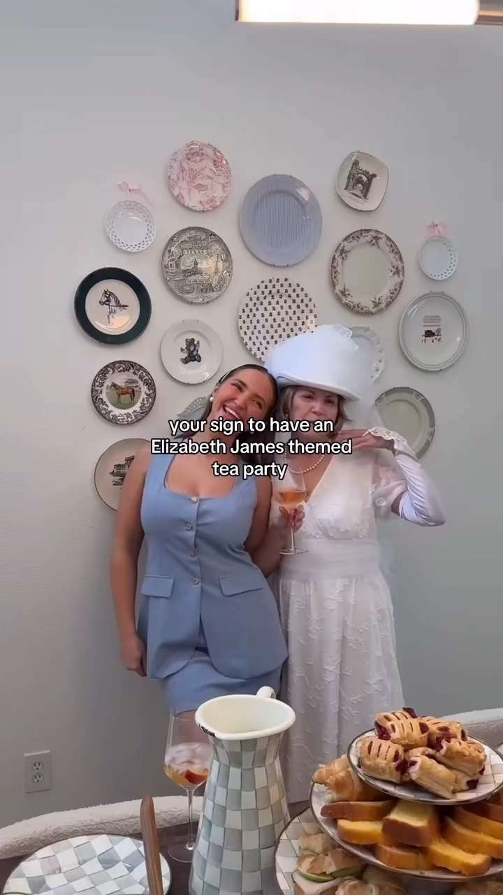 your sign to have an Elizabeth James themed tea party 🫖🩵 

 

#LTKHome #LTKParties #LTKStyleTip