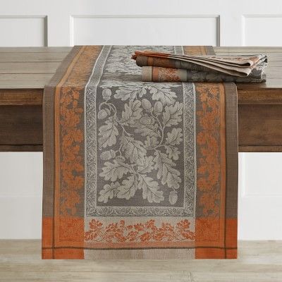 Acorn Harvest Jacquard Table Runner | Williams-Sonoma