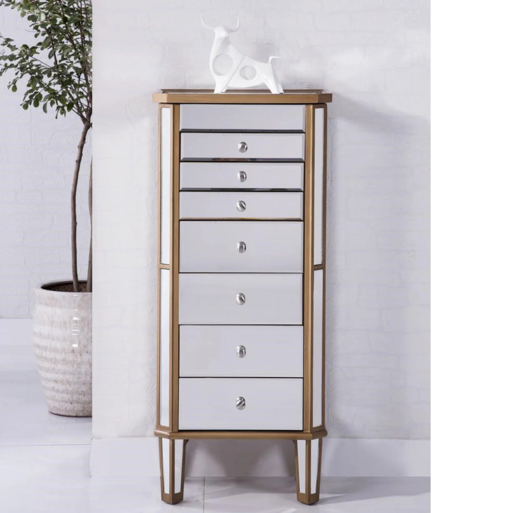 Caila 18'' Wide Jewelry Armoire | Wayfair North America