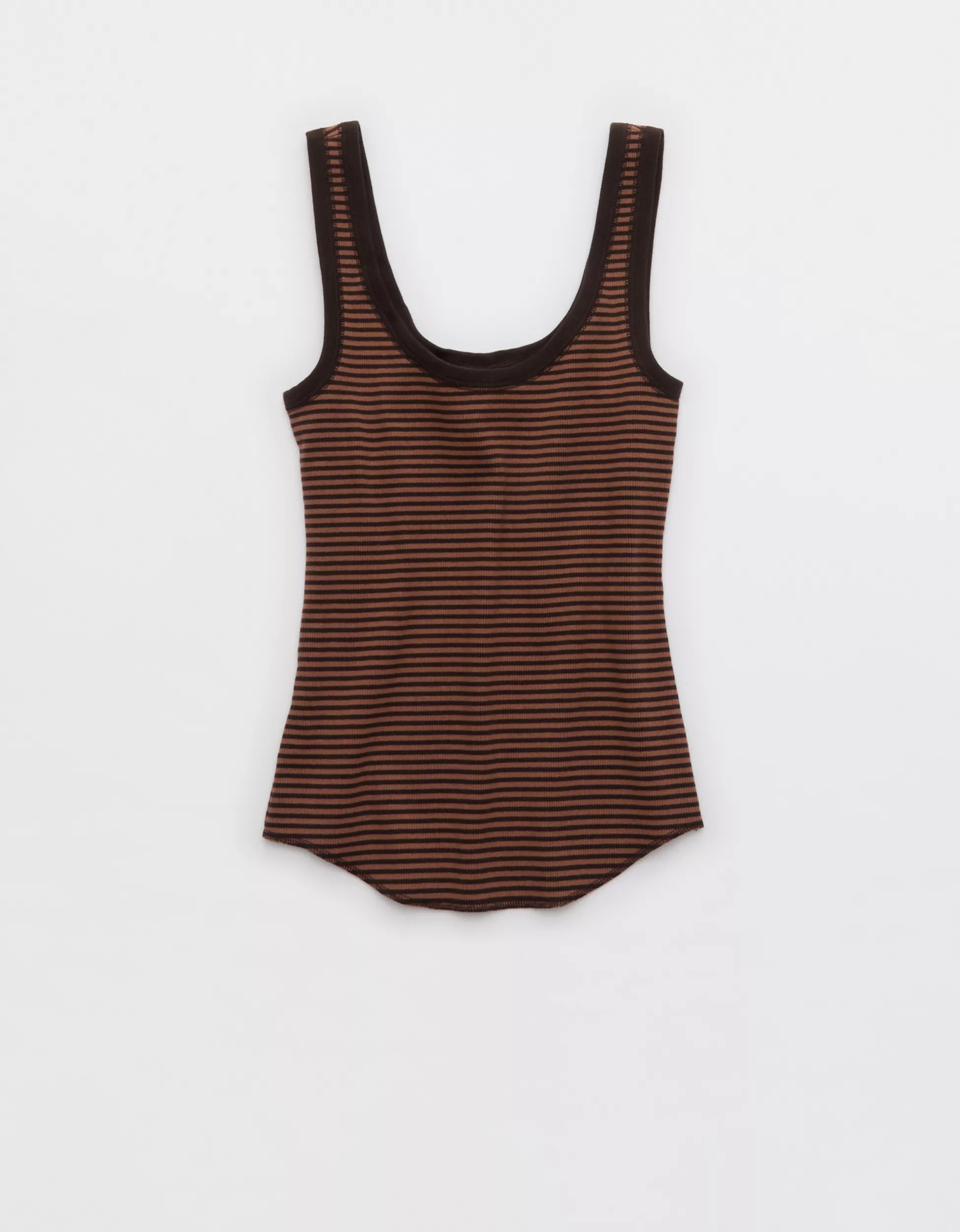 Aerie Ribbed Scoop Neck Tank Top | Aerie