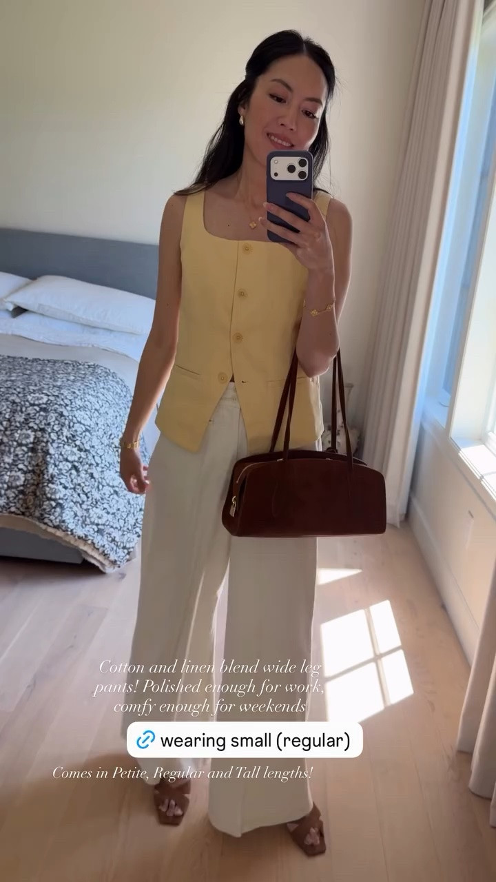 Summer OOTD by Spanx

#whitepants
#yellowtop
#summeroutfit
#summerfashion
#summerstyle

#LTKgrwm #LTKootd #LTKWorkwear