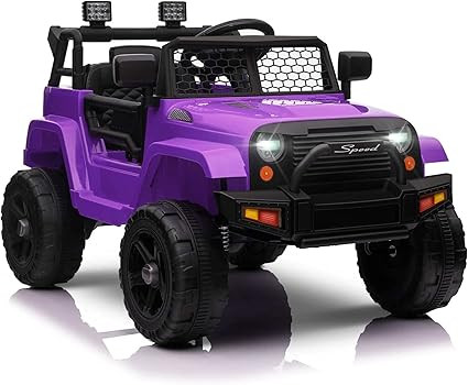 Amazon.com: MOLACHI Ride on Truck with Remote Control，12V Battery Powered Electric Vehicle Toy ... | Amazon (US)