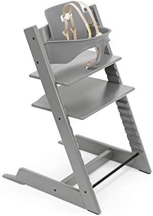 Tripp Trapp High Chair from Stokke, Storm Grey - Adjustable, Convertible Chair for Children & Adu... | Amazon (US)