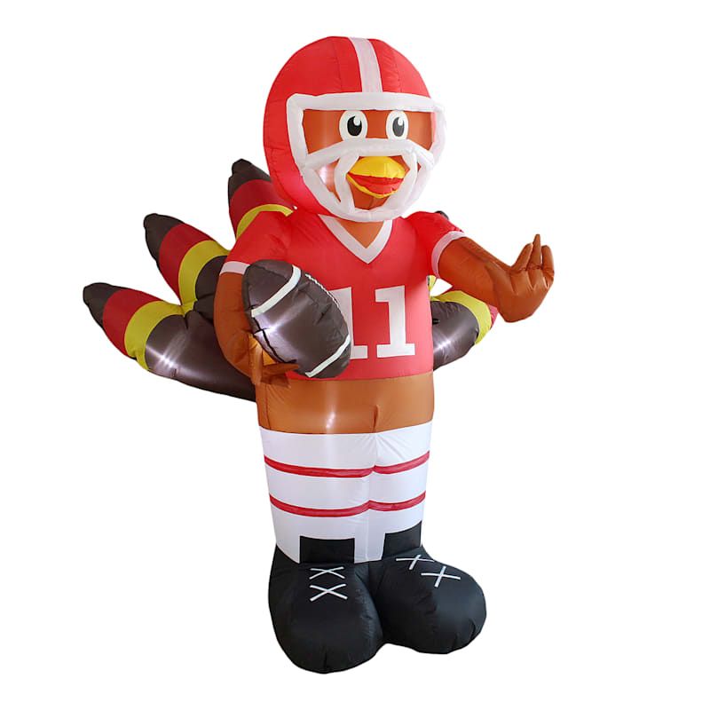 Football Turkey Inflatable, 6' | At Home