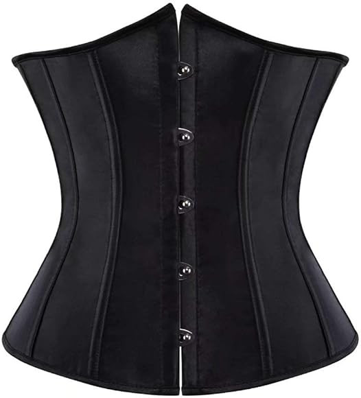 Josamogre Underbust Corset Bustier Gothic Women Lace Up Boned Waist Cincher Bodyshaper Plus Size Pen | Amazon (UK)