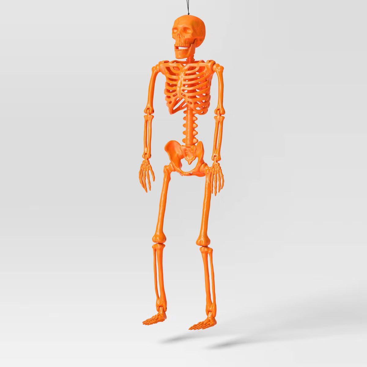 16" Jointed Skeleton Neon Orange Halloween Decorative Prop - Hyde & EEK! Boutique™ | Target