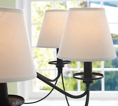 Linen Chandelier Shades, Set of 3 | Pottery Barn (US)
