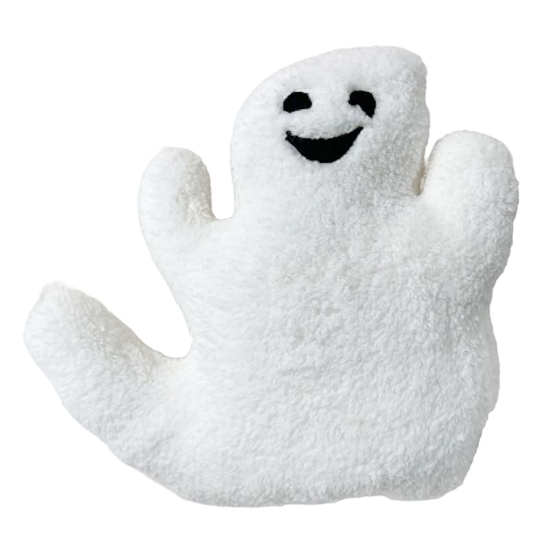 Homespun Halloween Ghost Shaped Throw Pillow, 15x13 | At Home