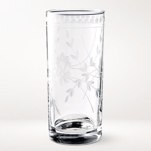 Vintage Etched Highball Glasses, Set of 4 | Williams-Sonoma