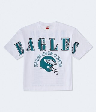 Philadelphia Eagles Super Bowl Boxy Graphic Tee | Aeropostale