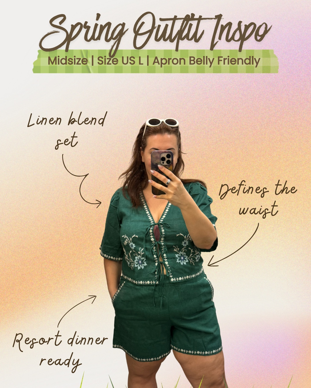 Spring outfit ideas that actually work on a midsize body. Every single one of these defines the waist without shapewear, squeezing, or praying. Linen sets, midi dresses, spring dresses with pockets. Size L in everything.
Which one are you wearing first? Drop your number
Save this for your next closet crisis.
#springoutfitideas #midsizeoutfit #apronbellyfriendly #springdresses #outfitinspo