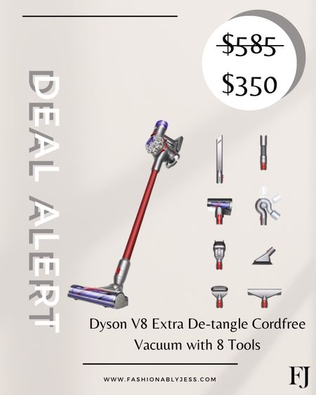 Loving this Dyson V8 vacuum! Perfect for anyone with pets, kids, or just love a clean home! Shop now for only $350! 

#LTKHoliday #LTKsalealert #LTKGiftGuide