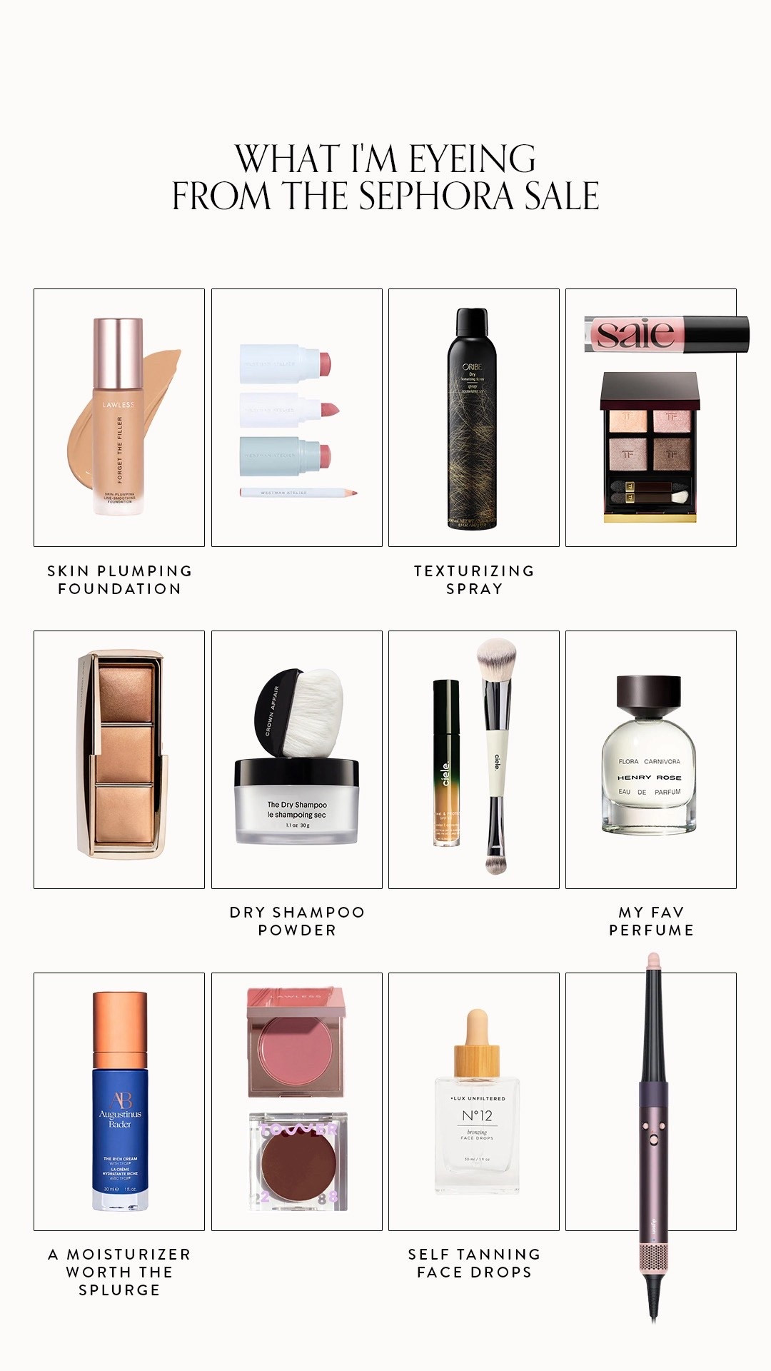 What I’m Eyeing from the Sephora Sale

#LTKSaleAlert #LTKBeauty