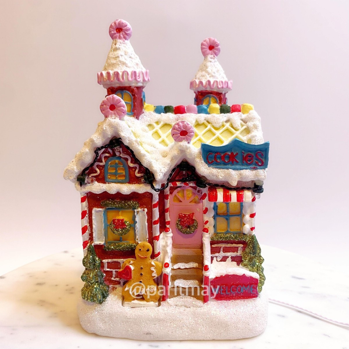 Holiday Time Christmas Village Light-Up LED Cookies House 7" (NEW WITH TAG) | eBay US