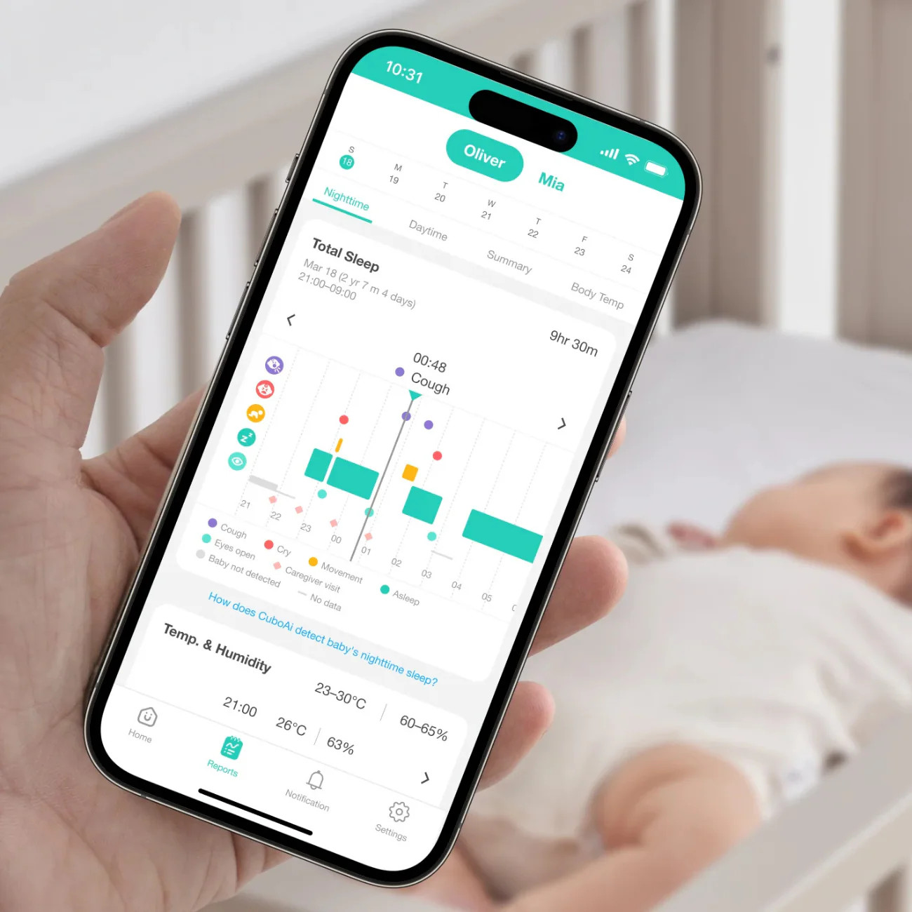 CuboAi Smart Baby Monitor 3 Floor Stand Set by CuboAi | the memo | The Memo (Australia & New Zealand)