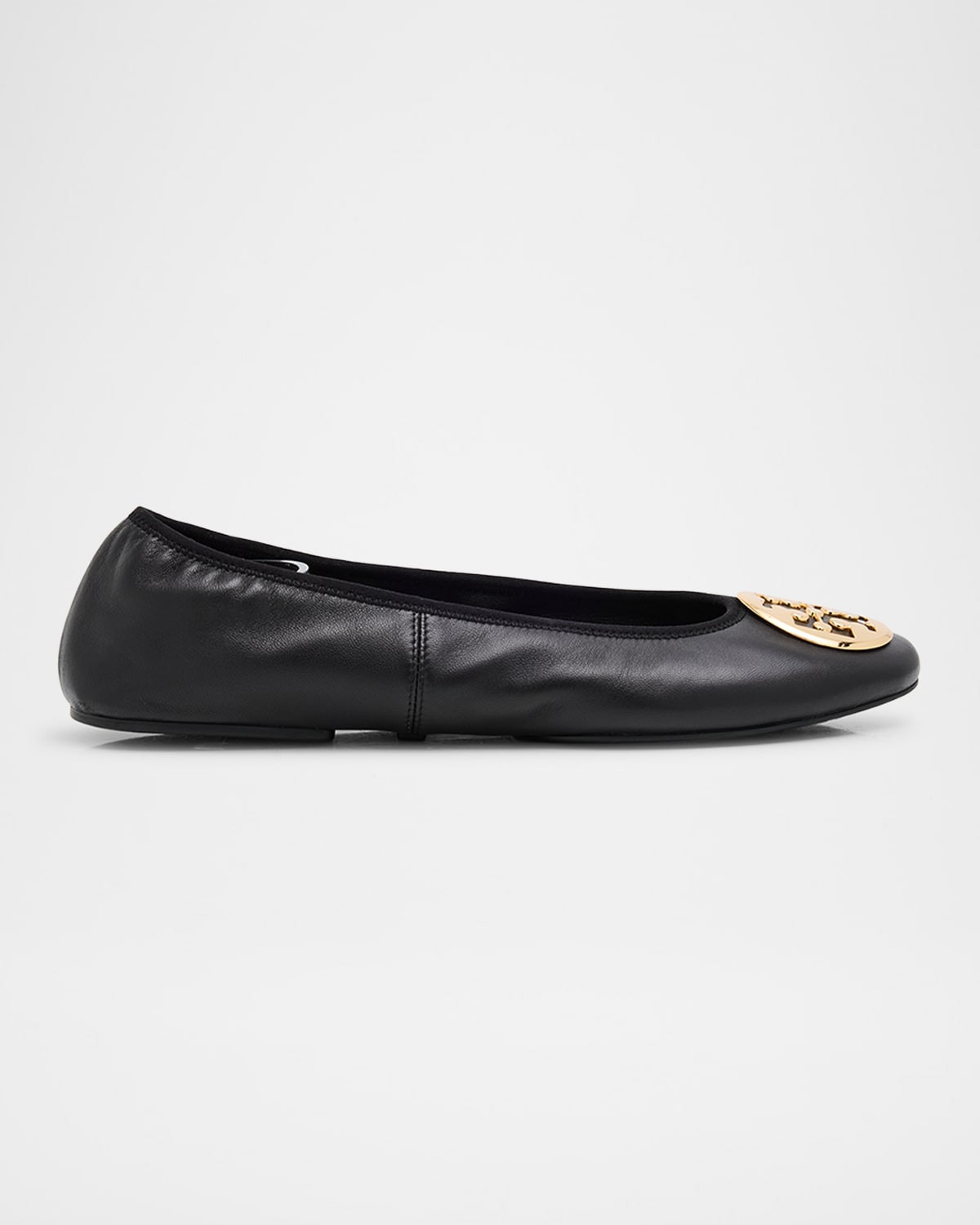 Reva Travel Leather Ballet Flats | Neiman Marcus