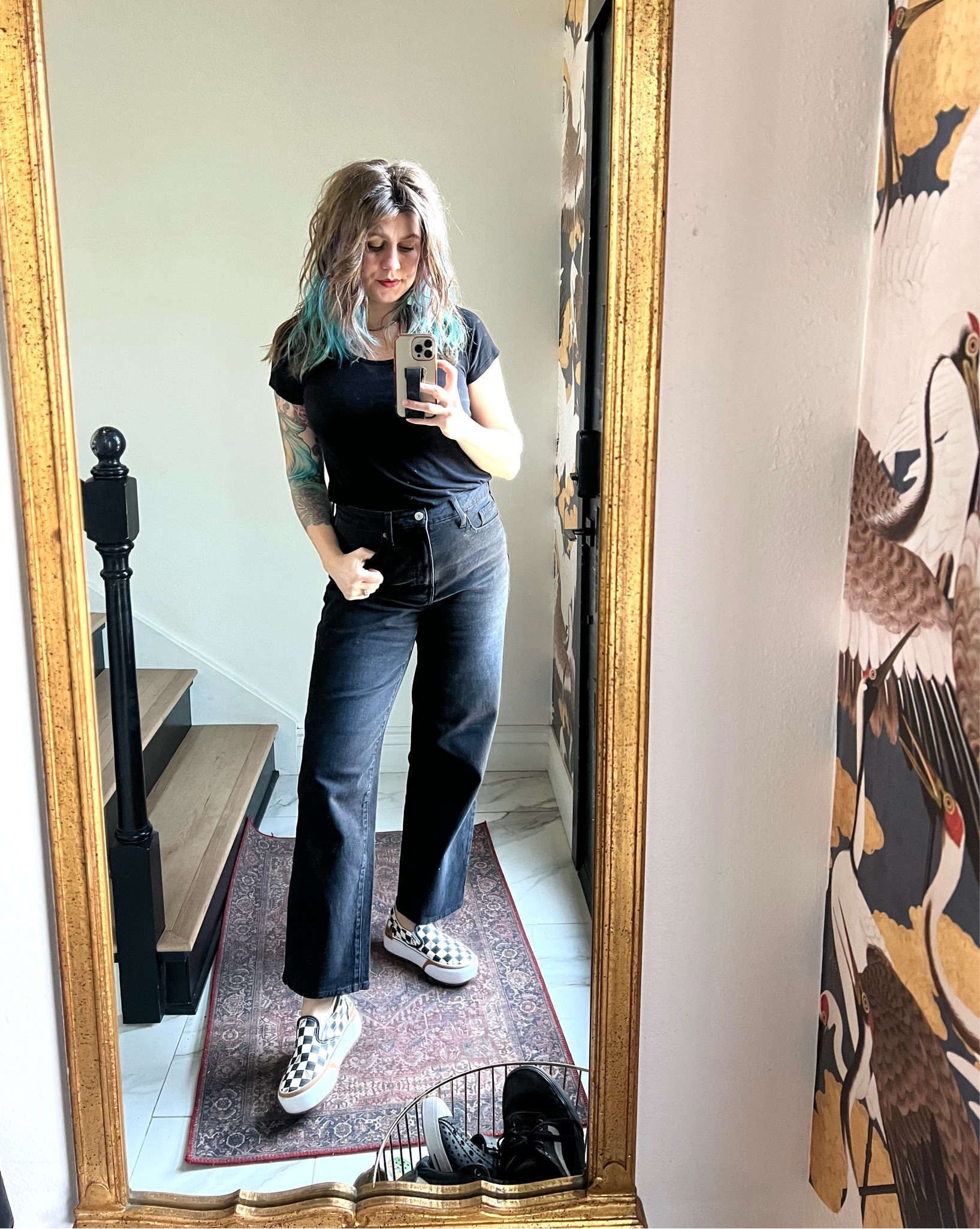 Old Navy jeans are my current faves! I hate pant shopping and these fit so well!

#LTKSale #LTKworkwear #LTKfindsunder100