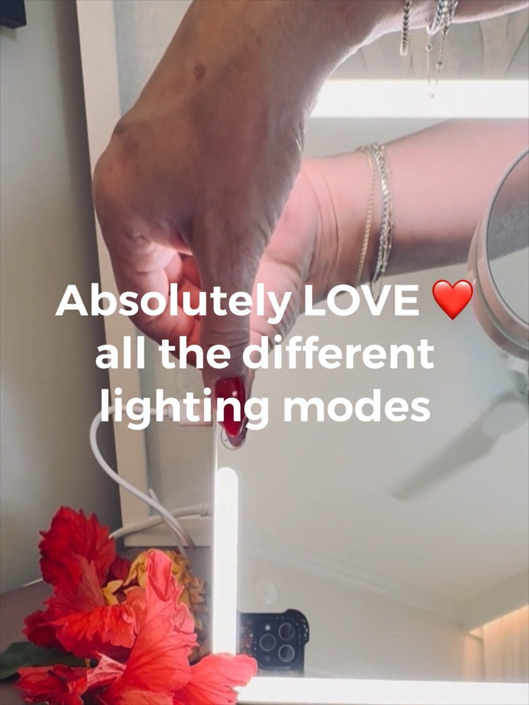 𝙇𝘼𝙍𝙂𝙀 𝙍𝙀𝘾𝙃𝘼𝙍𝙂𝙀𝘼𝘽𝙇𝙀𝙏𝙍𝘼𝙑𝙀𝙇 𝙈𝙄𝙍𝙍𝙊𝙍 𝙒𝙄𝙏𝙃 3 𝙇𝙞𝙜𝙝𝙩𝙞𝙣𝙜 𝙢𝙤𝙙𝙚𝙨 ~ 

𝙇𝙤𝙫𝙚𝙡𝙮 𝙛𝙤𝙡𝙙𝙞𝙣𝙜 𝙢𝙞𝙧𝙧𝙤𝙧 𝙬𝙞𝙩𝙝 𝙖𝙙𝙟𝙪𝙨𝙩𝙖𝙗𝙡𝙚 𝙨𝙩𝙖𝙣𝙙, 𝙖 𝙤𝙚𝙧𝙛𝙚𝙘𝙩 𝙩𝙧𝙖𝙫𝙚𝙡𝙡𝙞𝙣𝙜 𝙢𝙞𝙧𝙧𝙤𝙧 𝙩𝙝𝙖𝙩 𝙖𝙙𝙙𝙨 3𝙩𝙮𝙥𝙚𝙨 𝙤𝙛 𝙡𝙞𝙜𝙝𝙧𝙞𝙣𝙜 𝙢𝙤𝙙𝙚𝙨, 𝙖𝙣𝙙 𝙘𝙤𝙢𝙚𝙨 𝙬𝙪𝙧𝙝 𝙖 10𝙭 𝙢𝙖𝙜𝙣𝙞𝙛𝙮𝙞𝙣𝙜 𝙢𝙞𝙧𝙧𝙤𝙧 𝙩𝙝𝙖𝙩 𝙘𝙖𝙣 𝙗𝙚 𝙥𝙤𝙨𝙩𝙞𝙤𝙣𝙚𝙙 𝙖𝙣𝙮𝙬𝙝𝙚𝙧𝙚 𝙤𝙣 𝙩𝙝𝙚 𝙢𝙞𝙧𝙧𝙤𝙧 𝙛𝙤𝙧 𝙖𝙙𝙙𝙚𝙙 𝙘𝙤𝙢𝙛𝙤𝙧𝙩 𝙬𝙝𝙚𝙣 𝙣𝙚𝙚𝙙𝙚𝙙 𝙛𝙤𝙧 𝙢𝙤𝙧𝙚 𝙙𝙚𝙩𝙖𝙞𝙡𝙚𝙙 𝙢𝙖𝙠𝙚𝙪𝙥 𝙖𝙥𝙥𝙡𝙞𝙘𝙖𝙩𝙞𝙤𝙣♡



#makeupmirror #vanitymirror #mirror #makeup #vanity #beauty #vanitytable #beautyroom #makeupstorage #vanitystorage #lightmirror #acrylicmakeupstorage #beautyroominspo #makeuporganiser #makeupartist #makeuporganizer #cosmetics #cosmeticmirror #ledmirror #travel #rechargeablemirror #makeupmirror

#LTKTravel #LTKBeauty #LTKWatchNow