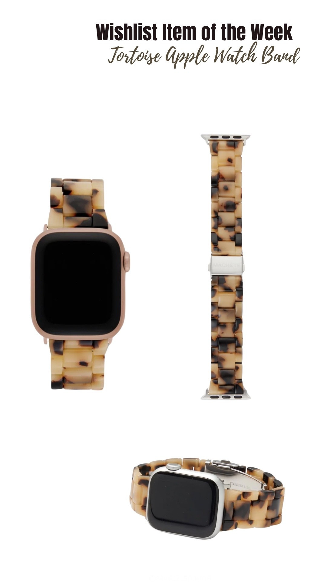 If you’re feelin’ SPLURGE-Y, here’s this week’s Wishlist Item of the Week.

Machete oyster style Italian acetate Apple Watch band.

#LTKootd #LTKmomlife #LTKSeasonal