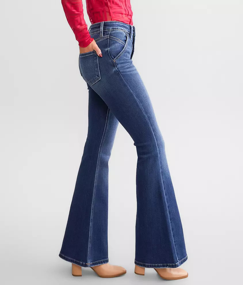 High Rise Flare Stretch Jean | Buckle