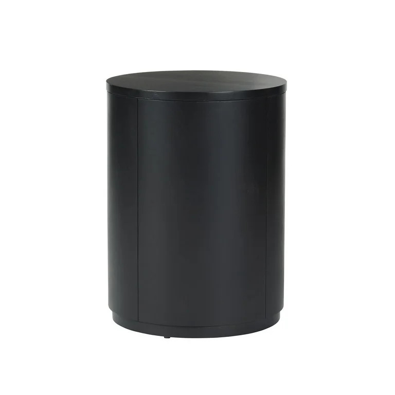 Better Homes & Gardens Miller Drum End Table, Black | Walmart (US)