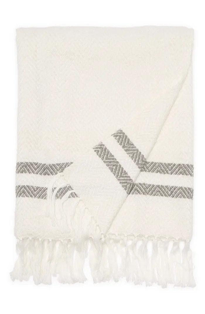 NORDSTROM RACK Herringbone Tassel Throw Blanket | Nordstromrack | Nordstrom Rack