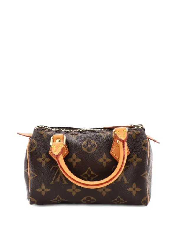 Speedy Mini HL Handbag Monogram Canvas satchel | Farfetch Global