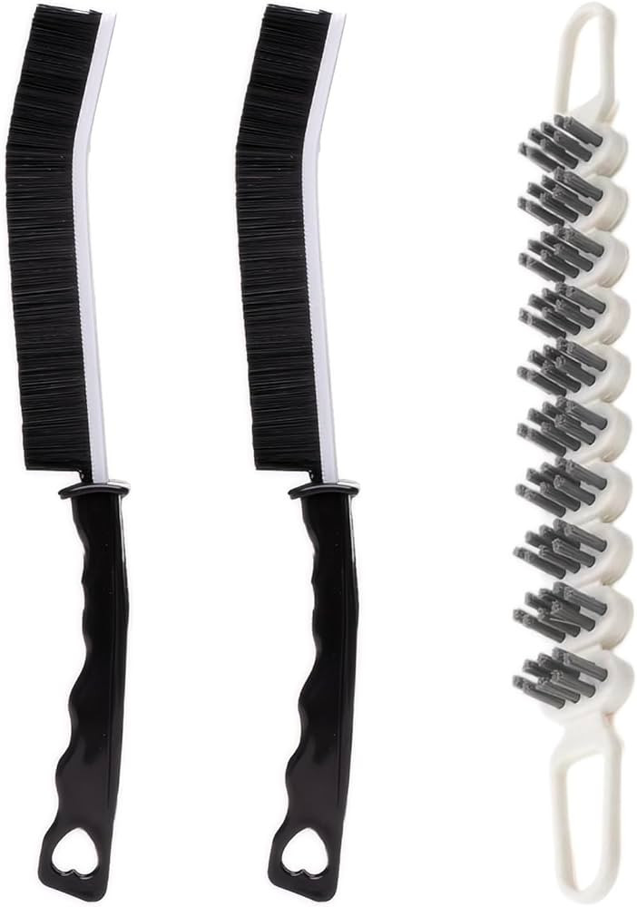 3 Pcs Crevice Cleaning Brush Hard Bristle Crevice Gap Brush Bendable Brush Multifunctional Cleani... | Amazon (US)