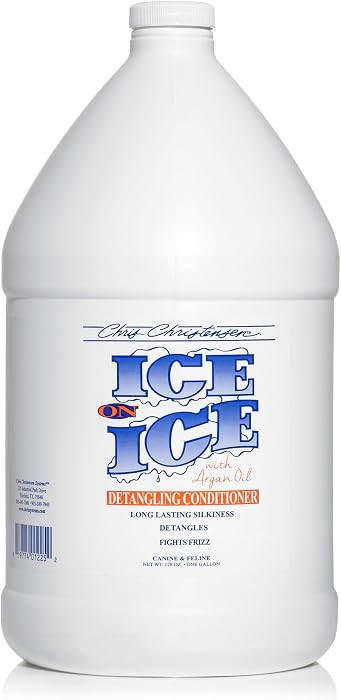 Chris Christensen Ice on Ice Detangling Dog Conditioner, Groom Like a Professional, Dematts, Mois... | Amazon (US)