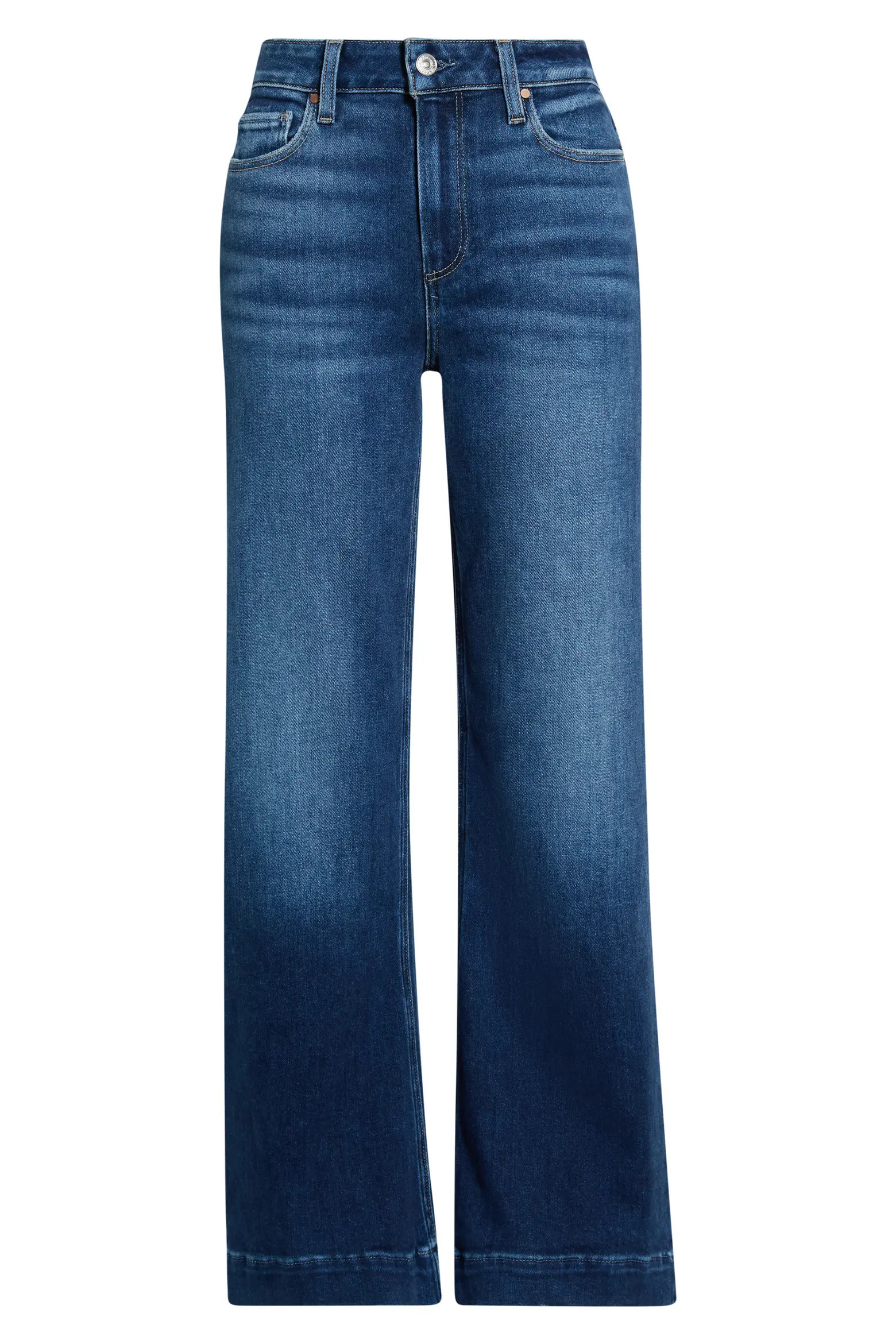 PAIGE Leenah High Waist Wide Leg Jeans (Women) | Nordstrom | Nordstrom