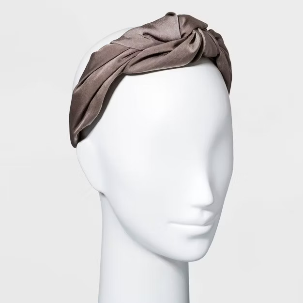 Satin Puffy Knot Headband - A New Day™ | Target