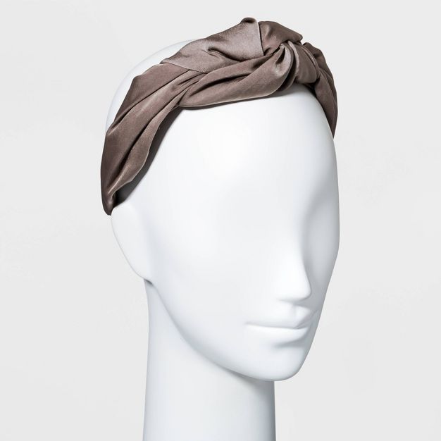 Satin Puffy Knot Headband - A New Day™ | Target