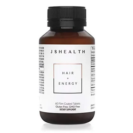 JSHealth Vitamins Hair and Energy Formula 60 Capsules Hair Vitamins for Women and Men | Zinc and Iod | Walmart (US)