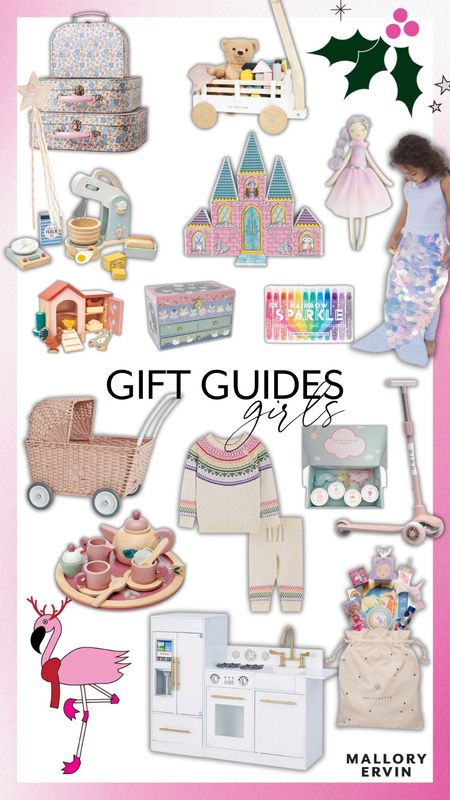 Girls gift guide! So many adorable and cute items for little gals! Baby carriages, doll houses, tea sets, and costumes. 



Girls gift guide, holiday gifts, best kids gifts, girls gifts, Christmas presents, Mallory Ervin gift guides 

#LTKHoliday #LTKGiftGuide #LTKSeasonal