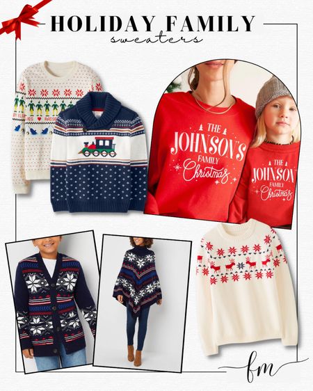 Family holiday sweaters 


Matching sweaters, family sweaters, holiday sweaters

#LTKHoliday #LTKSeasonal #LTKfamily