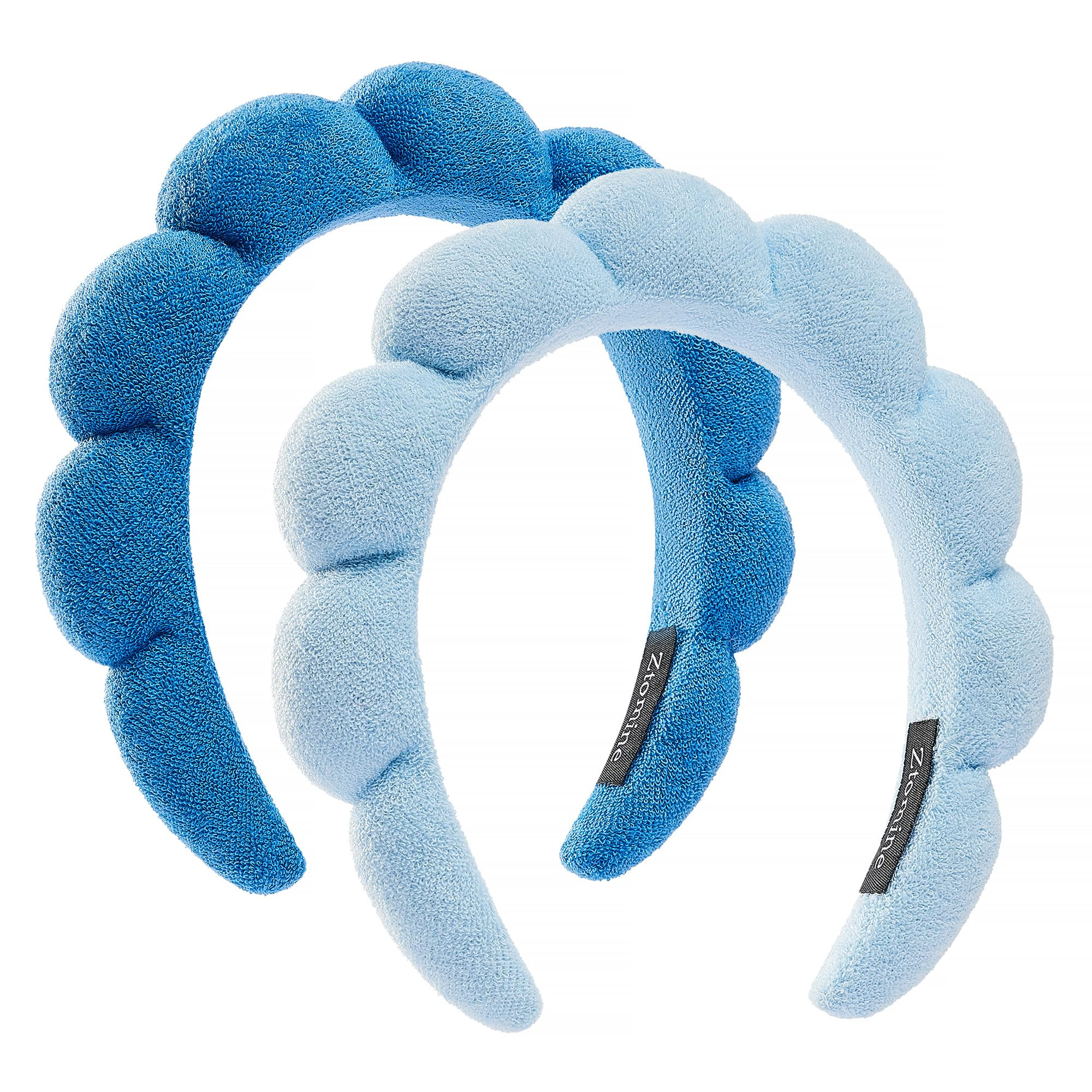 Spa Face Washing Headbands Set - 2 Terry Cloth Makeup Headbands, Combo Pack for Facial Skincare, ... | Amazon (US)