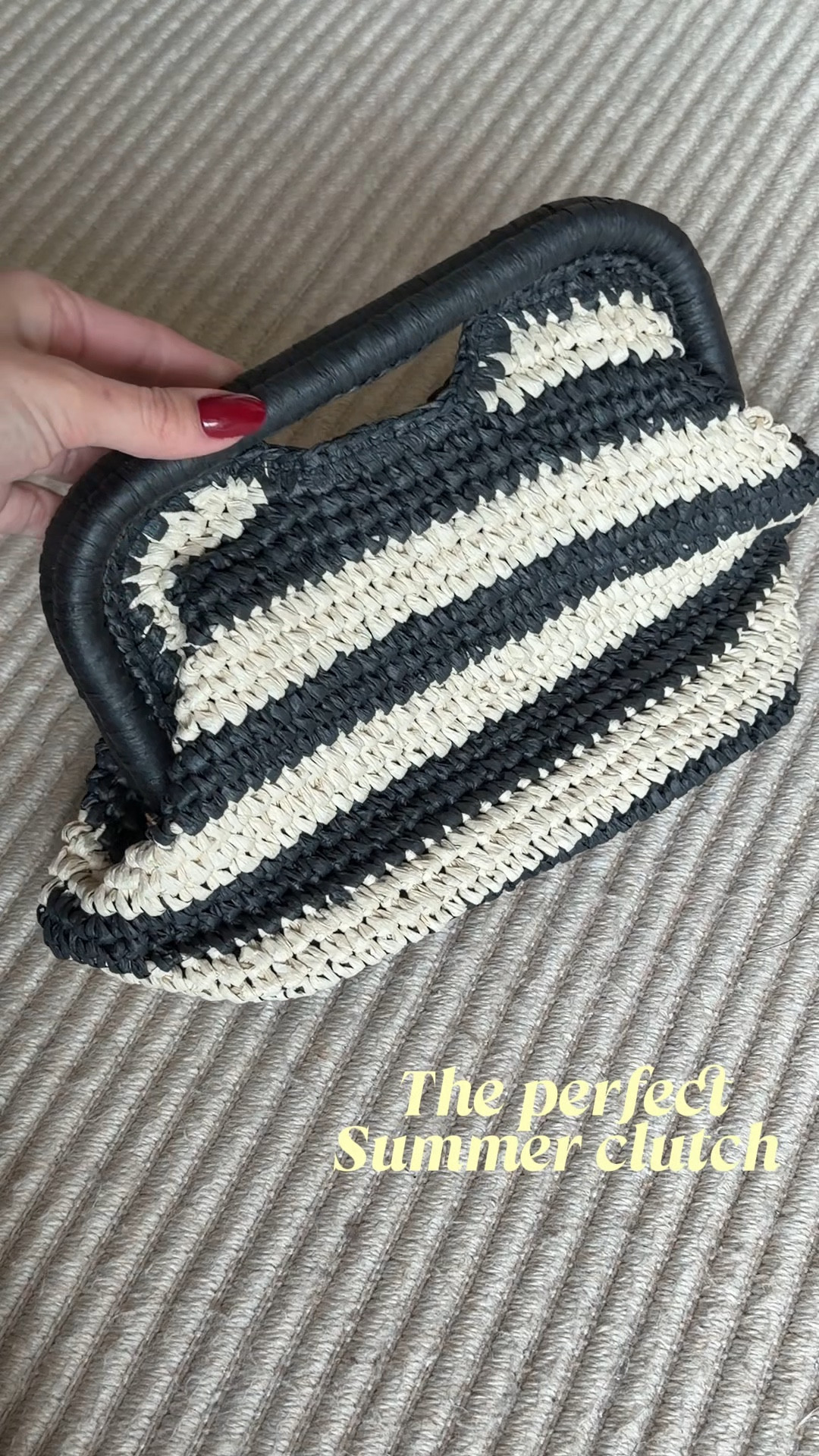 This summer clutch made of natural and black raffia is a perfect detail to finish your summer outfit. I can see it paired perfectly with a linen set or dress. And it’s under $100!


#LTKootd #LTKTravel #LTKSeasonal