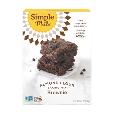 Simple Mills Gluten Free Brownie Almond Flour Baking Mix - 12.9oz | Target