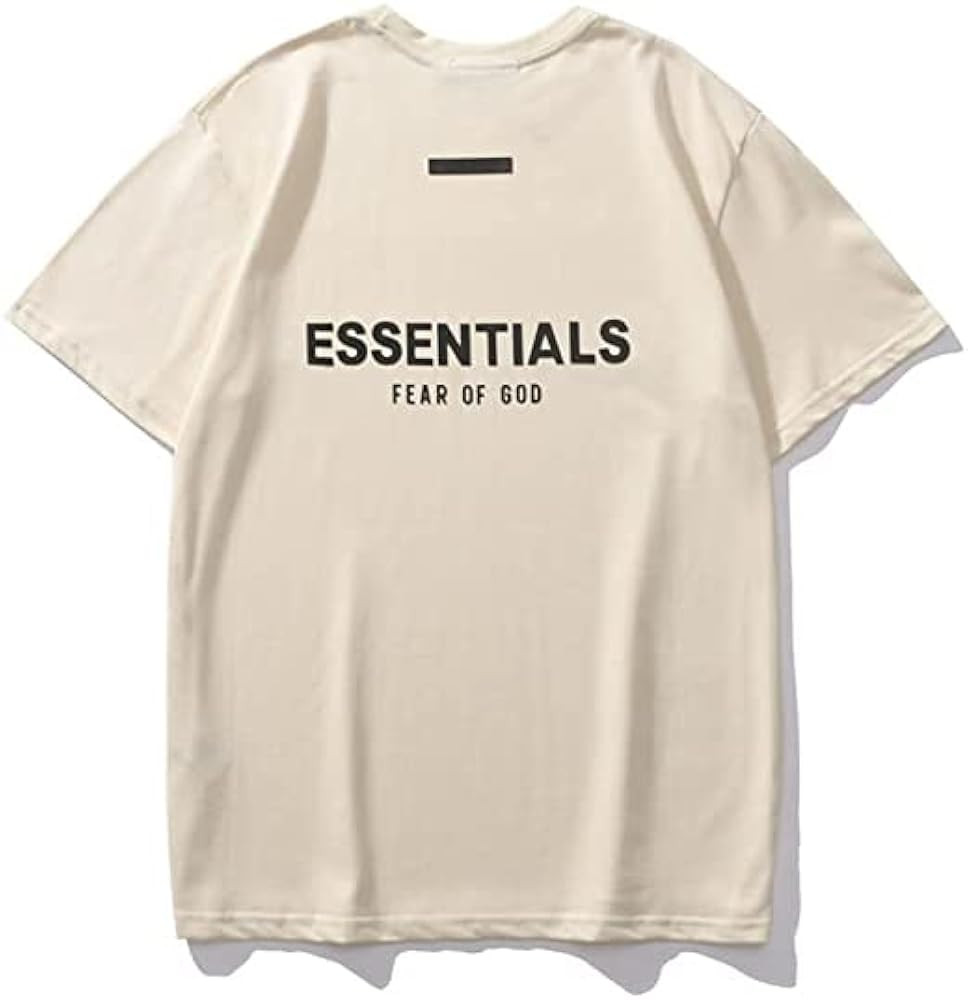Hip Hop Essentials T Shirt High Street Fashion O-Neck Short Sleeve Top Round Neck | Amazon (US)