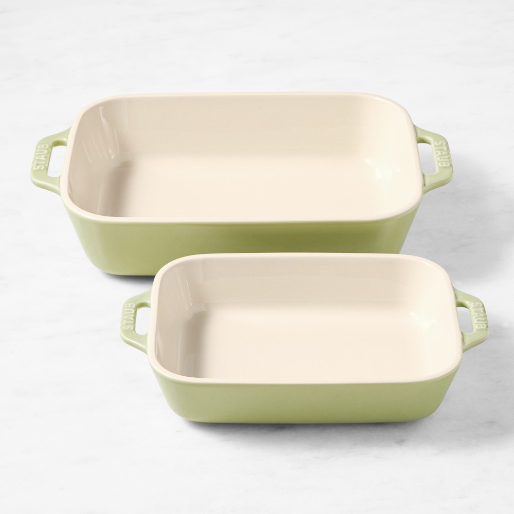 Staub Stoneware Rectangular Baking Dishes, Set of 2 | Williams-Sonoma