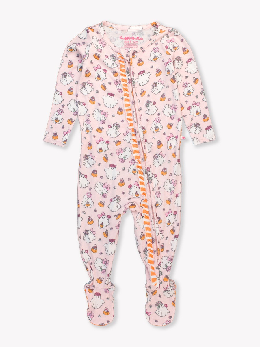 Ruffle One Piece Footie Pajamas | RuffleButts / RuggedButts