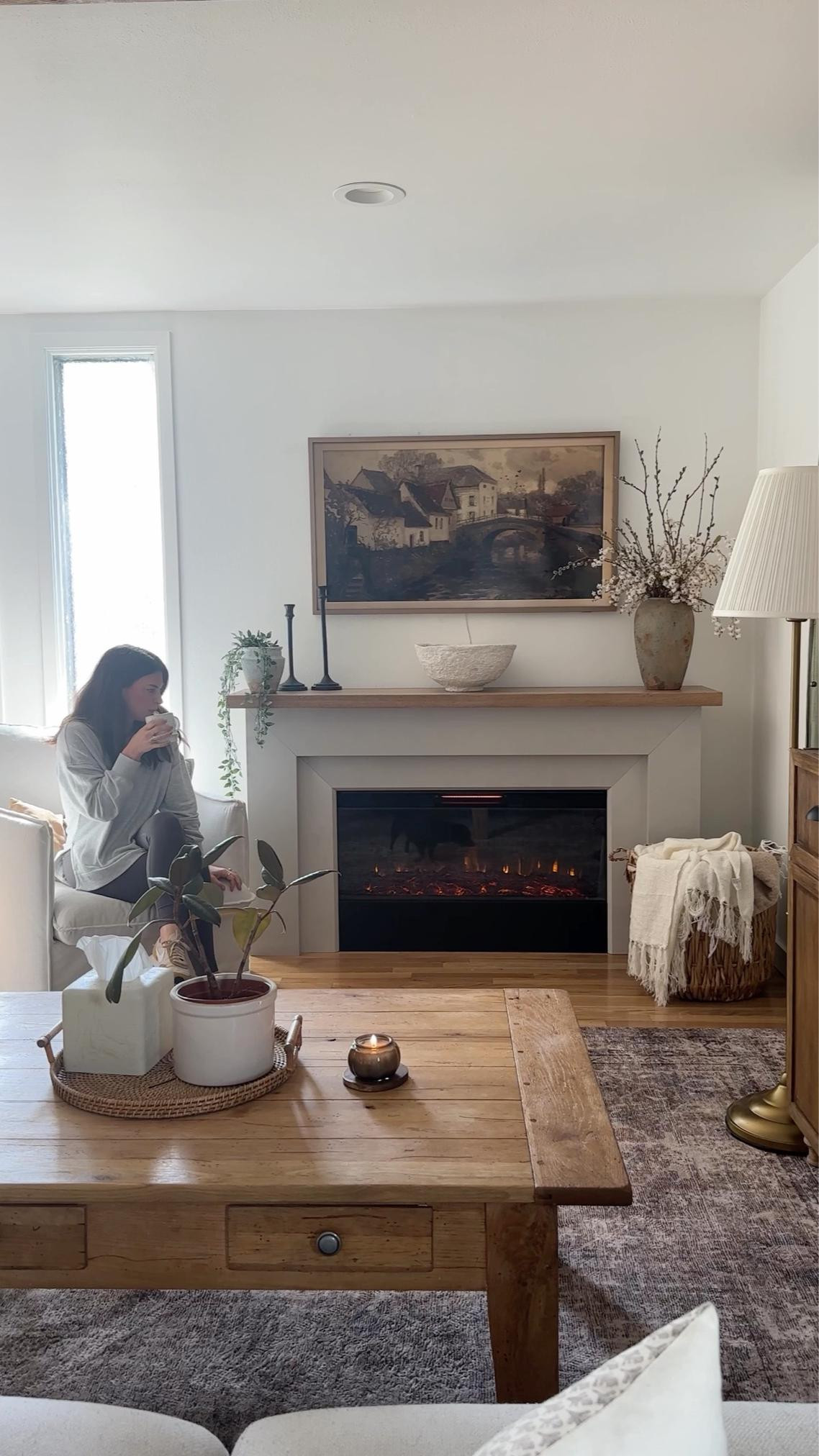 The way this completely elevated this room! The best most versatile and affordable electric fireplace that heats an entire room! 

#LTKHome #LTKSeasonal #LTKStyleTip