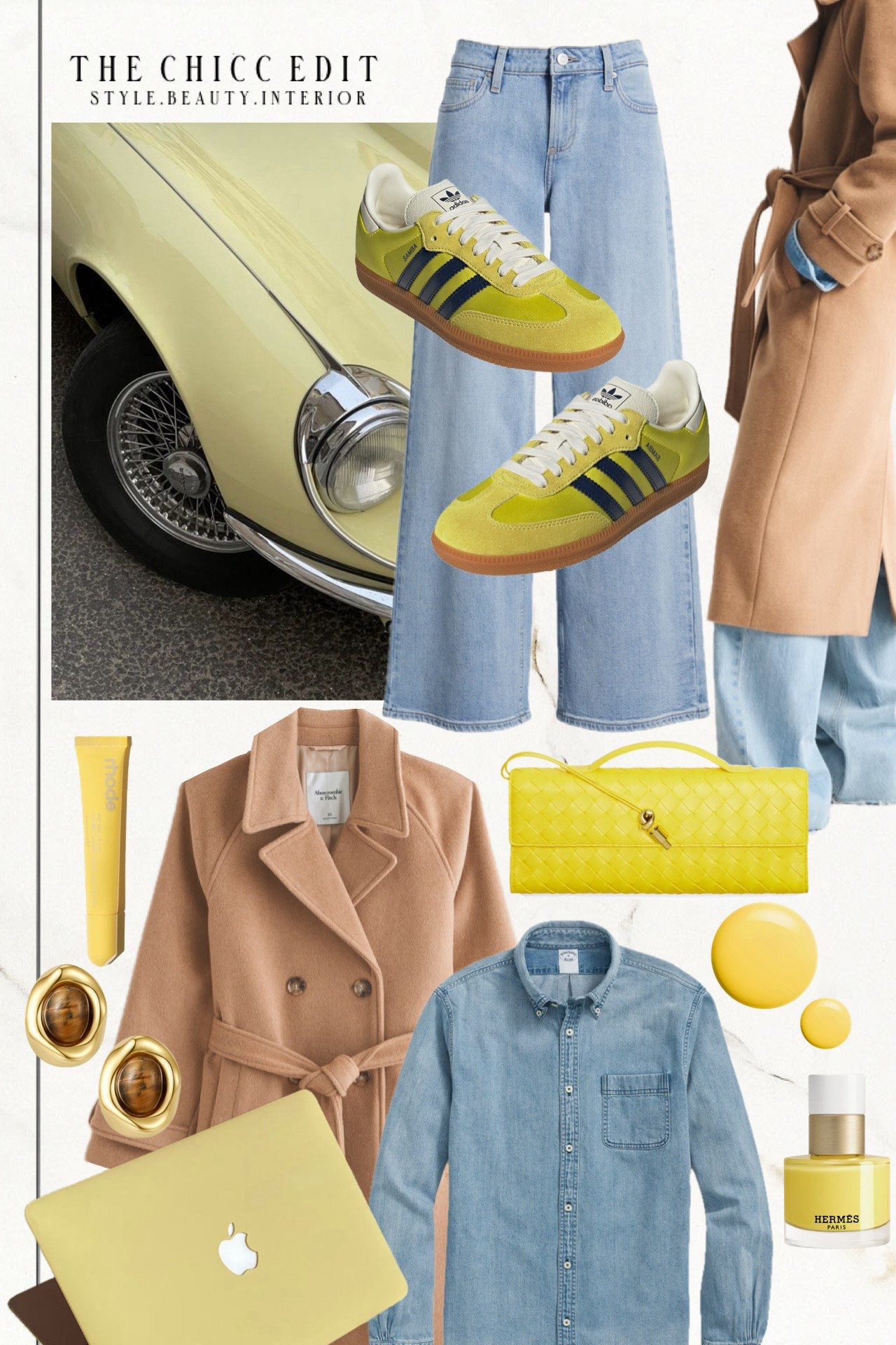 Shop the look 💛

#jeans #adidas #coat #denimshirt #outfit yellow nail polish laptop cover phone case handbag bag purse

#LTKgrwm #LTKootd #LTKActive
