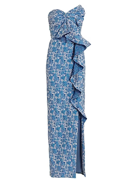 Asha Bow Column Gown | Saks Fifth Avenue