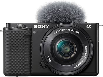Sony Alpha ZV-E10 - APS-C Interchangeable Lens Mirrorless Vlog Camera Kit - Black | Amazon (US)