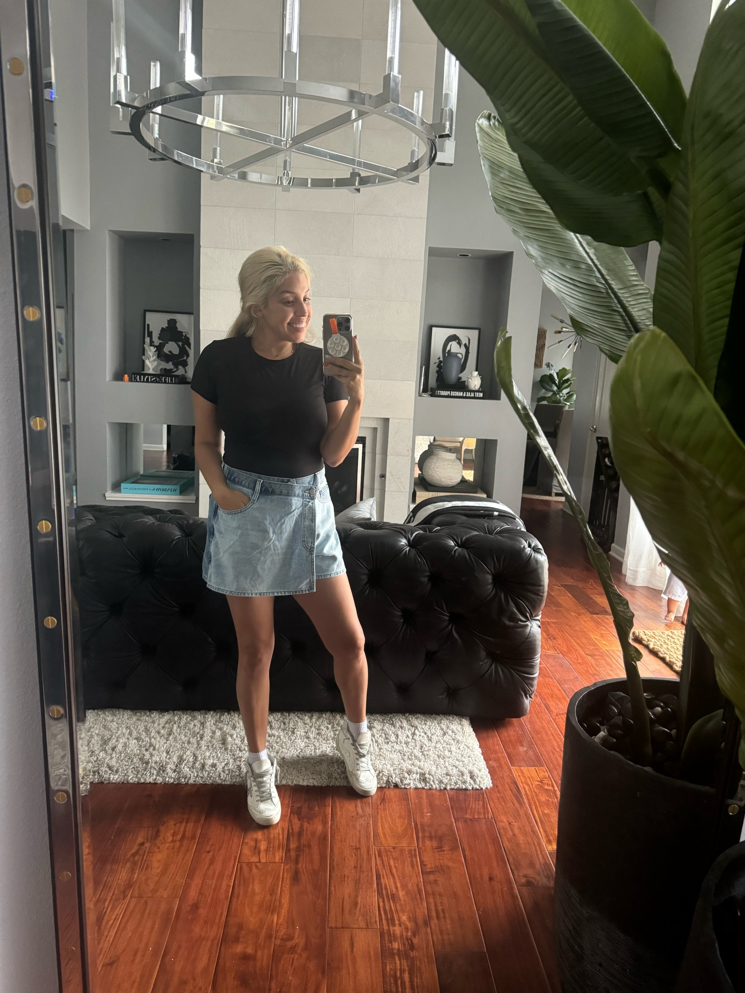 OOTD.   I picked up this skort with the target sale and I’m obsessed 

#LTKSeasonal #LTKMidsize #LTKFindsUnder100