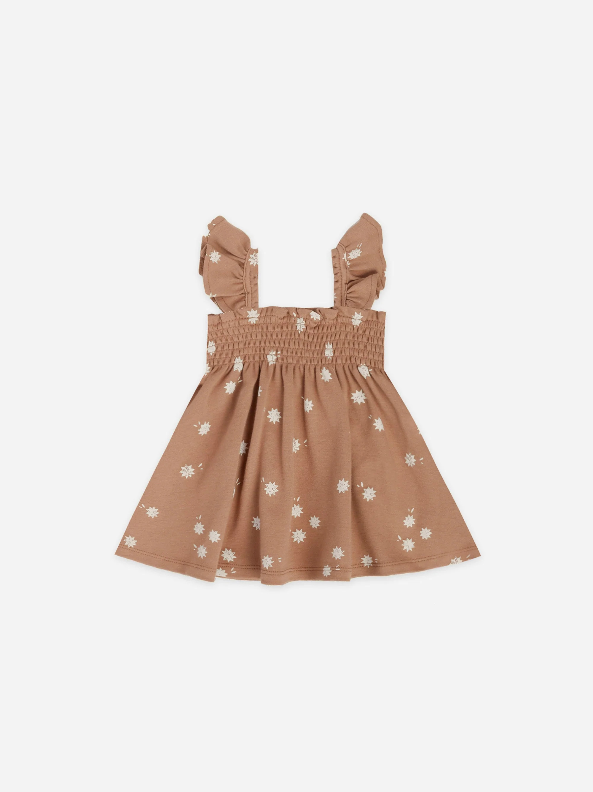 Smocked Jersey Dress | Sunburst | Rylee + Cru