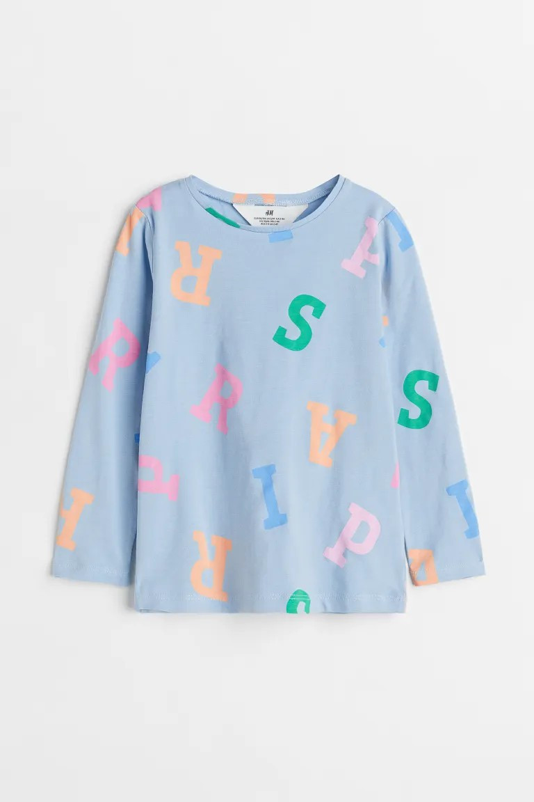 Printed Jersey Top | H&M (US + CA)