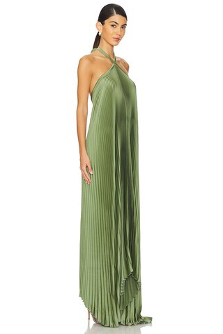 Deesse Gown in Moss | Revolve Clothing (Global)