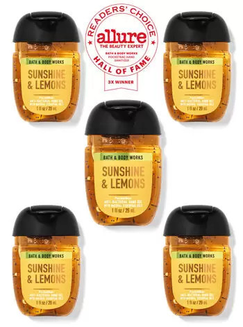 Sunshine & Lemons


PocketBac Hand Sanitizers, 5-Pack | Bath & Body Works